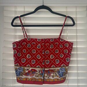 NWOT WAYF Women's Josefina Mix Print Crop Top - S - PART OF A SET